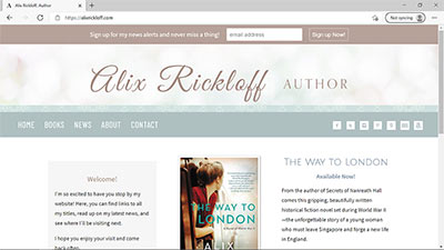 Author Alix Rickloff - <a href='https://www.alixrickloff.com/' target='_blank'>https://www.alixrickloff.com/</a>