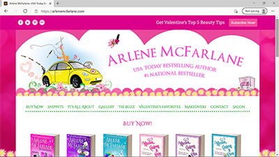 Author Arlene McFarlane - <a href='https://arlenemcfarlane.com/' target='_blank'>https://arlenemcfarlane.com/</a>