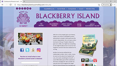 Author Susan Mallery's Blackberry Island - <a href='https://blackberryisland.susanmallery.com/' target='_blank'>https://blackberryisland.susanmallery.com/</a>