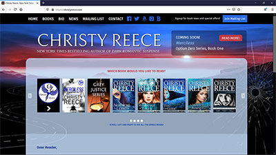 Author Christy Reece - <a href='https://www.christyreece.com/' target='_blank'>https://www.christyreece.com/</a>