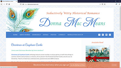 Author Donna MacMeans - <a href='https://www.donnamacmeans.com/' target='_blank'>https://www.donnamacmeans.com/</a>