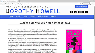 Author Dorothy Howell - <a href='https://dorothyhowellnovels.com/' target='_blank'>https://dorothyhowellnovels.com/</a>